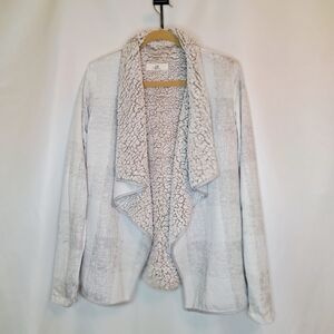 Thread & Supply Light Gray Teddy Jacket #45